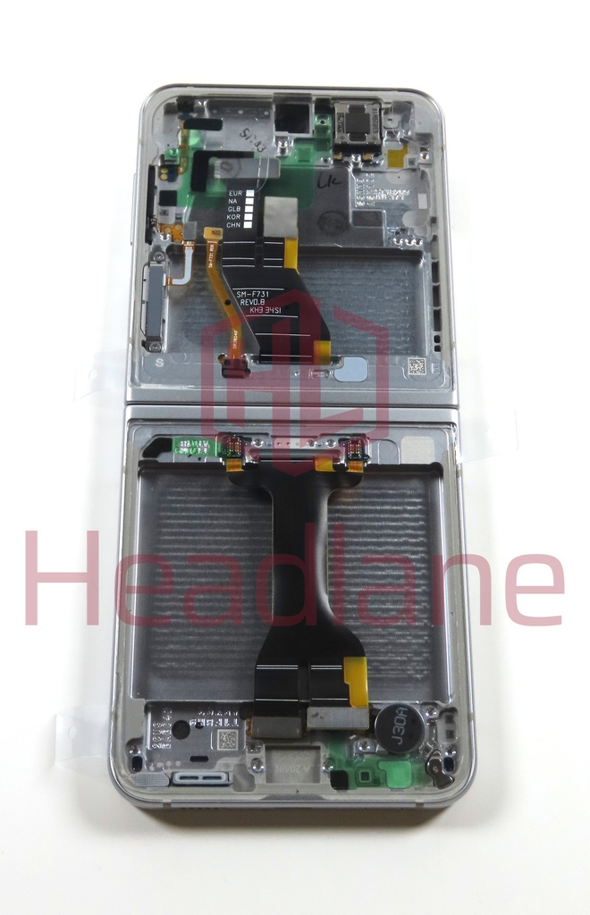 Samsung SM-F731 Galaxy Z Flip5 5G LCD Display / Screen + Touch - Indigo Blue (Retro Edition)