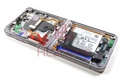 Samsung SM-F721 Galaxy Z Flip4 5G Display Frame + Battery - Silver