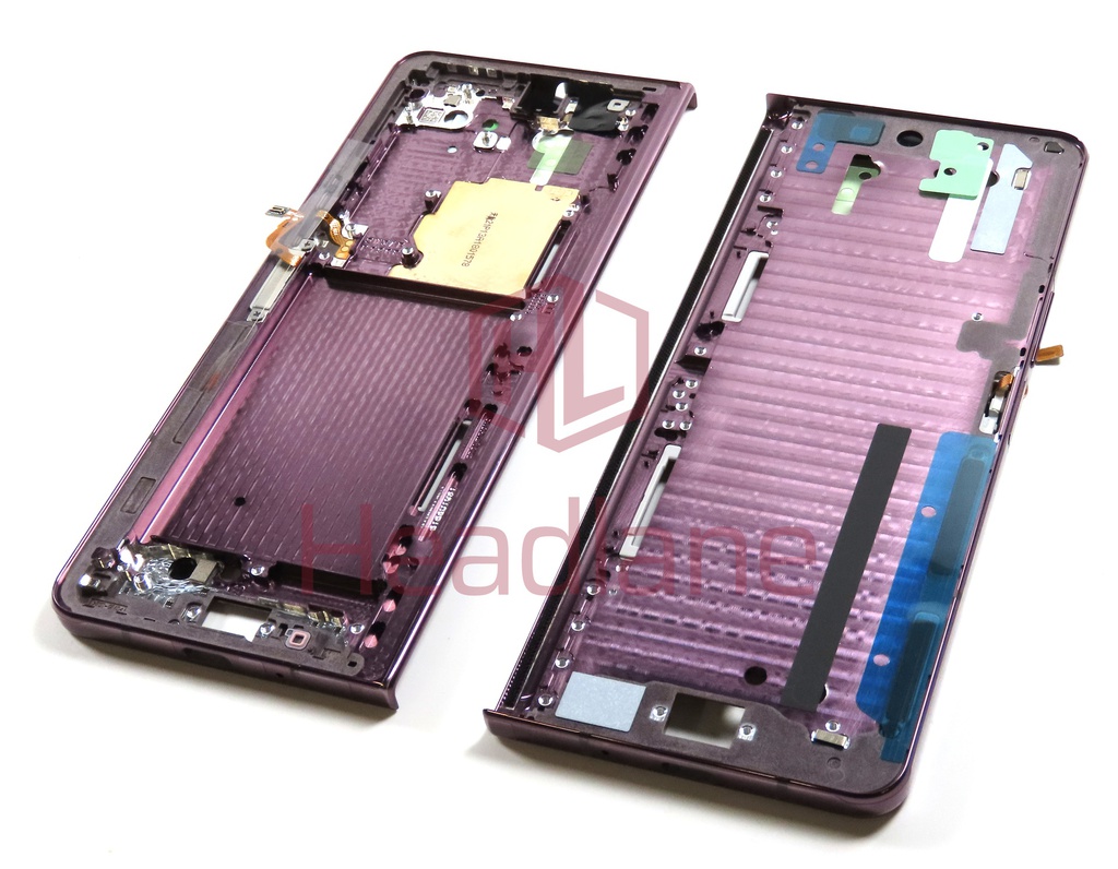 Samsung SM-F936 Galaxy Z Fold4 5G Front Frame - Burgundy