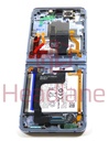 Samsung SM-F721 Galaxy Z Flip4 5G Display Frame + Battery - Blue