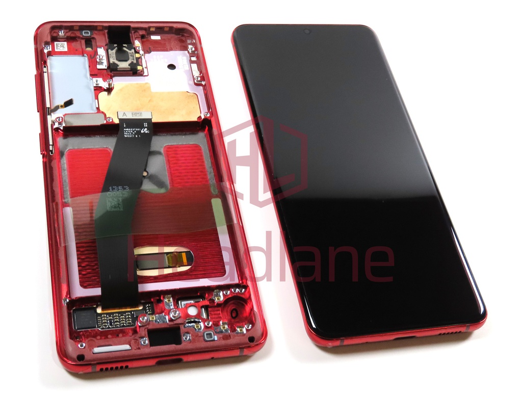 Samsung SM-G980 Galaxy S20 LCD Display / Screen + Touch - Red (No Camera)