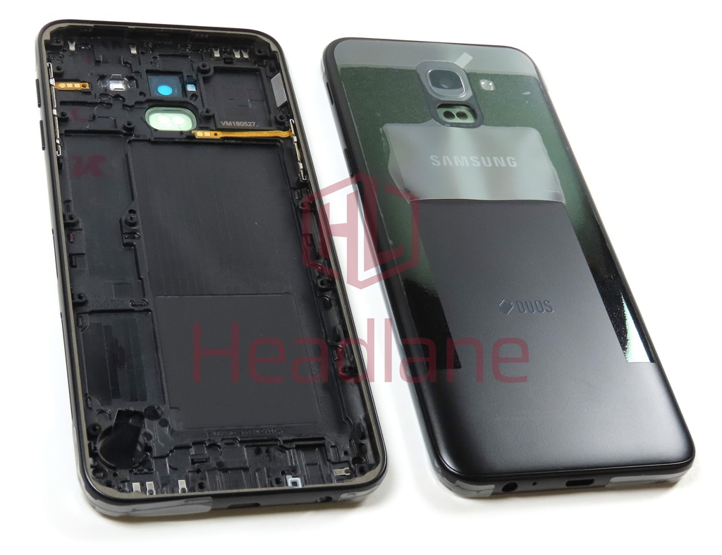 Samsung SM-J600 Galaxy J6 (2018) Back / Battery Cover - Black (DUOS)
