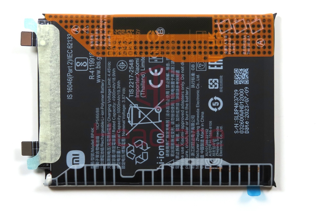 Xiaomi Poco X5 Pro 5G Redmi Note 12 Pro 5G Poco F5 BP4K 5000mAh Internal Battery