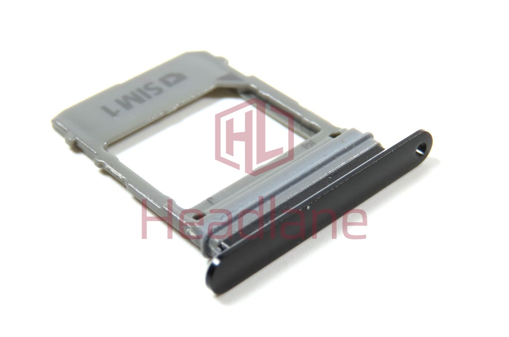 Samsung SM-A530 Galaxy A8 (2018) SIM Card Tray - Black (Dual SIM)