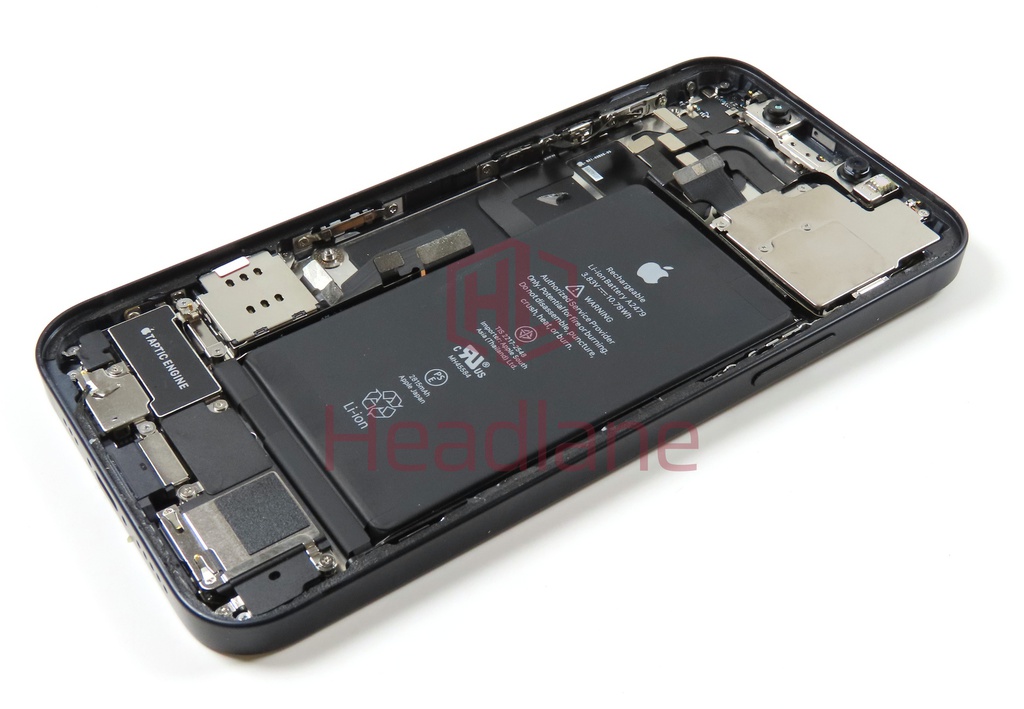 Apple iPhone 12 Back / Battery Cover + Small Parts - Black (Pulled - Grade A)