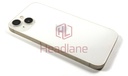iPhone 13 Back / Battery Cover + Small Parts - Starlight (Pulled - Grade A)