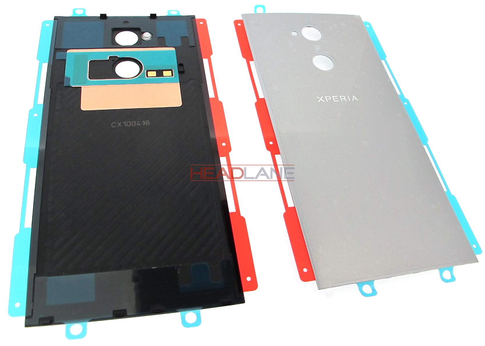 Sony H4213 Xperia XA2 Ultra Dual Battery Cover - Silver