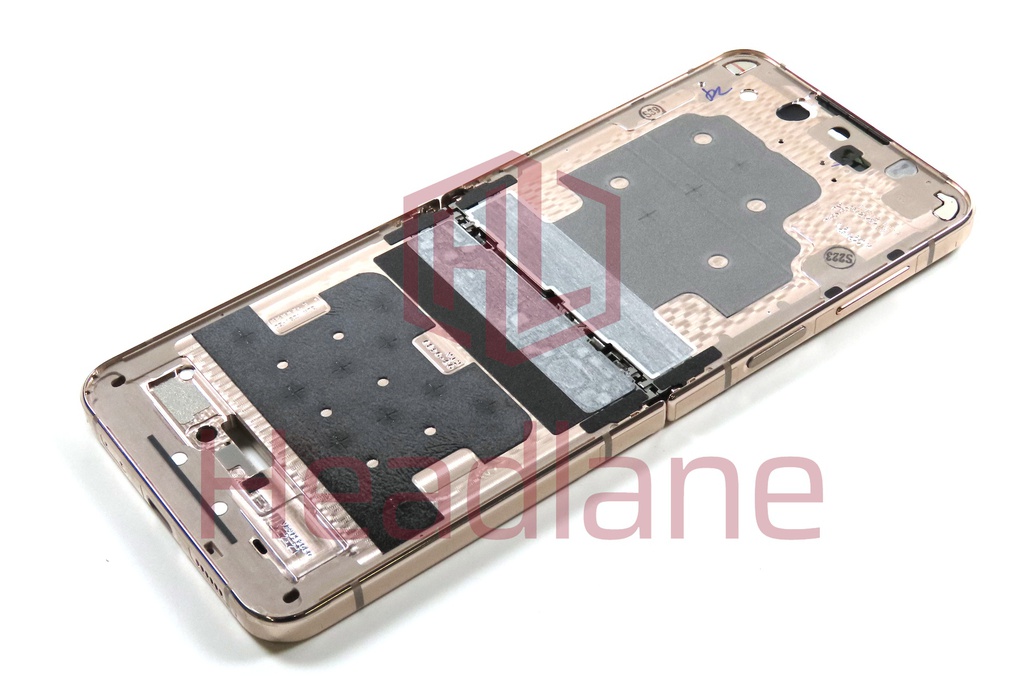 Samsung SM-F721 Galaxy Z Flip4 5G Display Frame + Battery - Gold