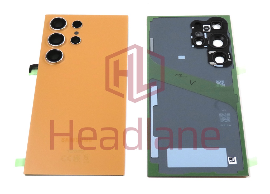 Samsung SM-S928 Galaxy S24 Ultra Back / Battery Cover - Titanium Orange