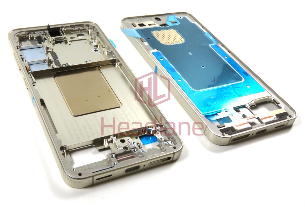 Samsung SM-S921 Galaxy S24 Display Frame / Chassis - Amber Yellow