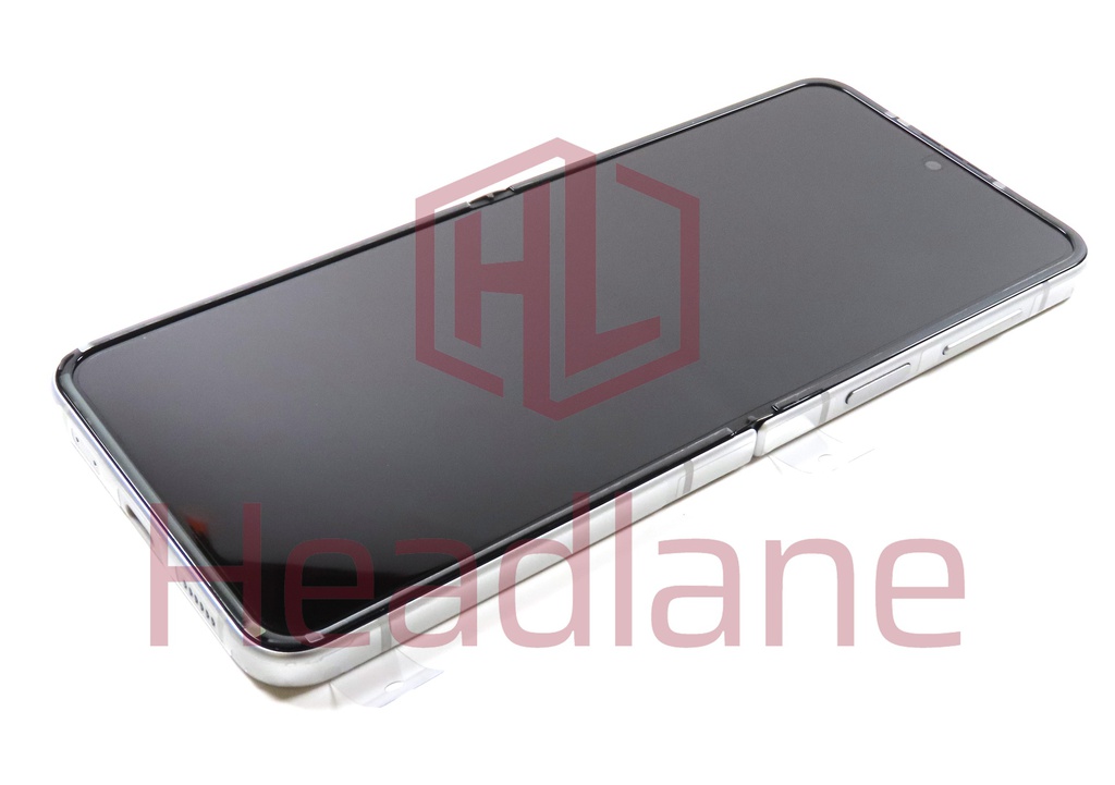 Samsung SM-F721 Galaxy Z Flip4 5G LCD Display / Screen + Touch - Maison Margiela Edition / White