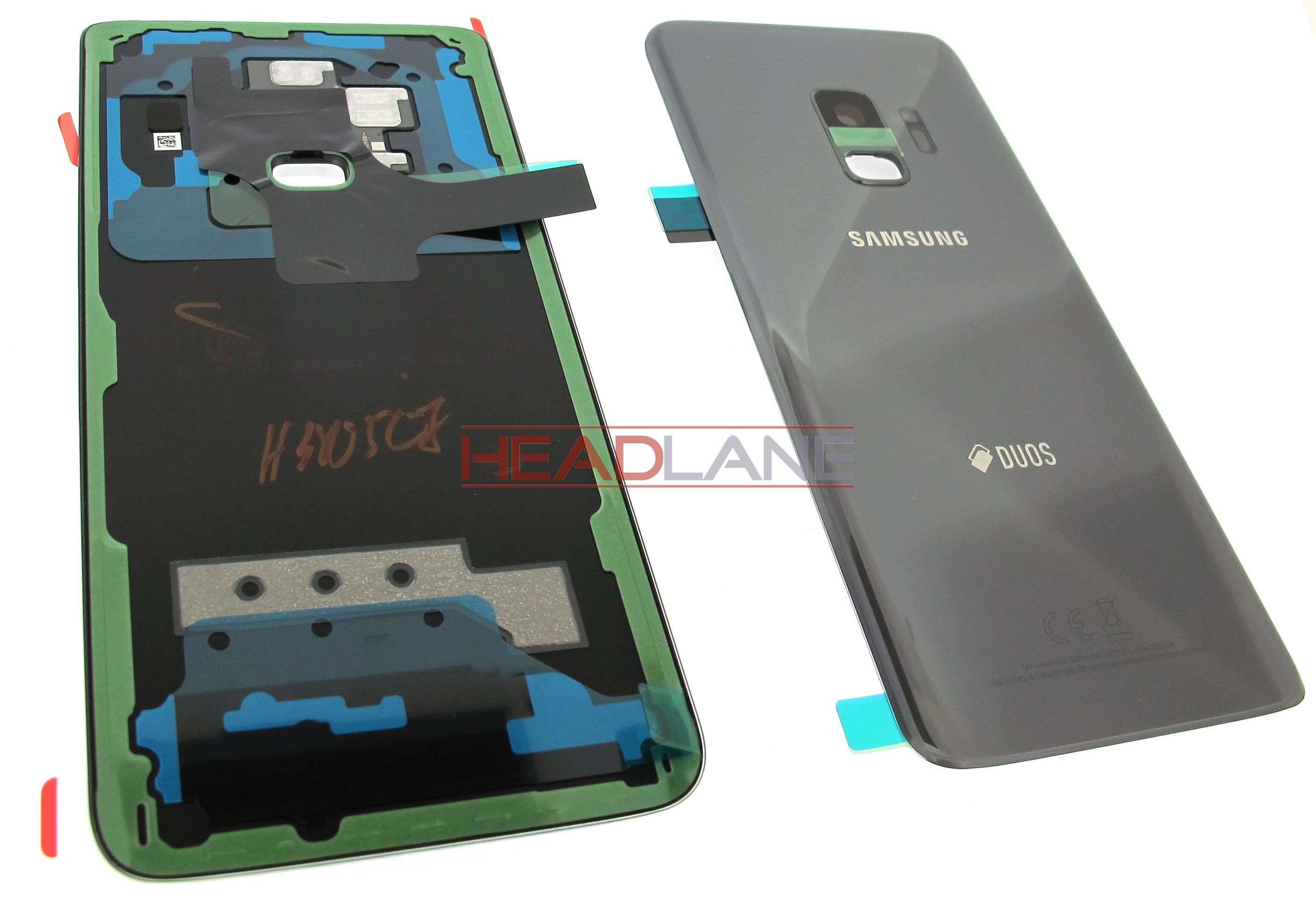 Samsung SM-G960F Galaxy S9 Hybrid SIM Battery Cover - Grey