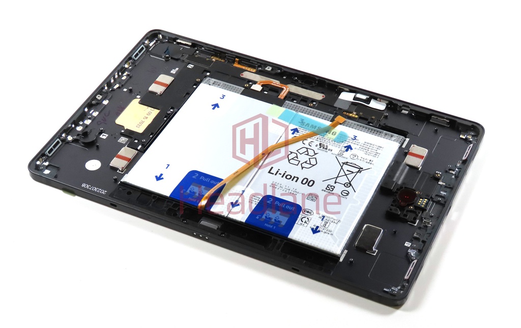 Samsung SM-X710 X716 Galaxy Tab S9 (WiFi/5G) Back / Battery Cover + Battery - Graphite