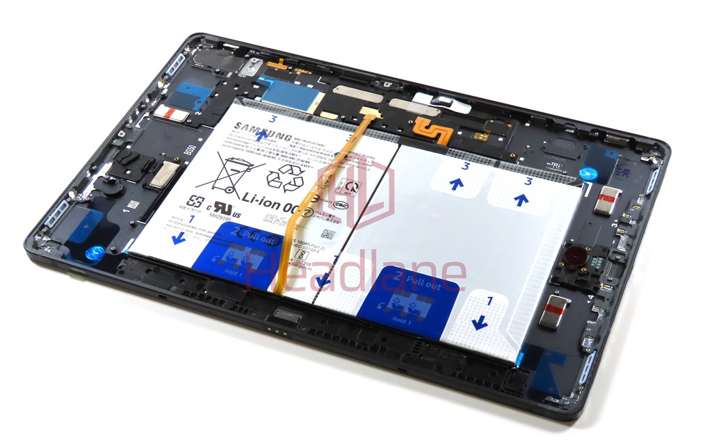 Samsung SM-X810 X816 Galaxy Tab S9+ WiFi / 5G Back / Battery Cover + Battery - Graphite