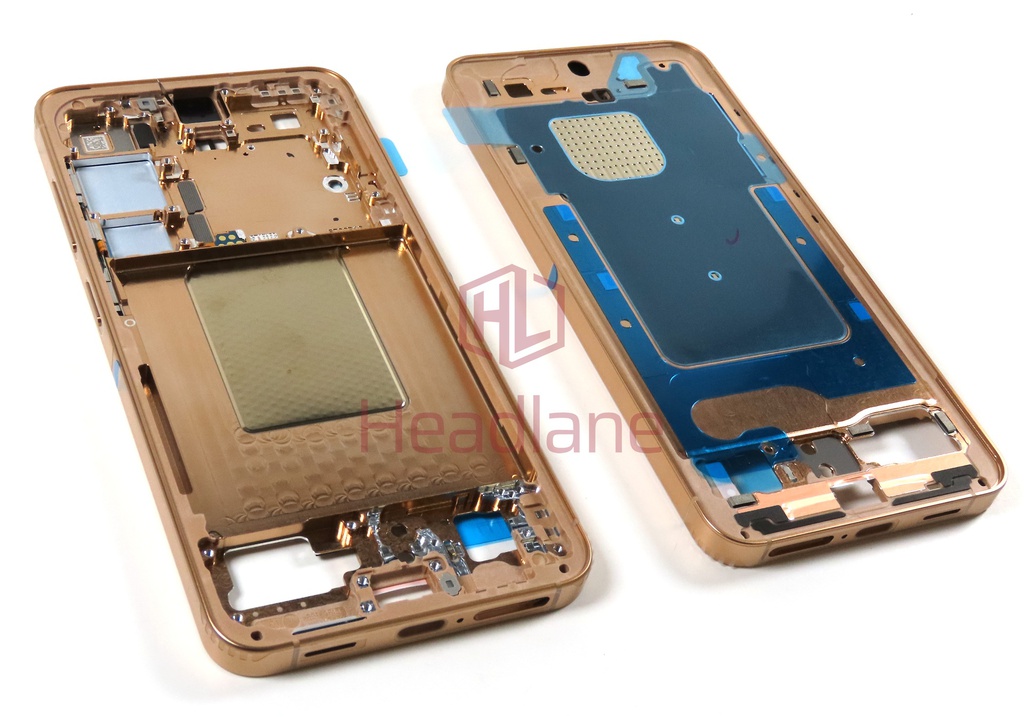 Samsung SM-S921 Galaxy S24 Display Frame / Chassis - Sandstone Orange