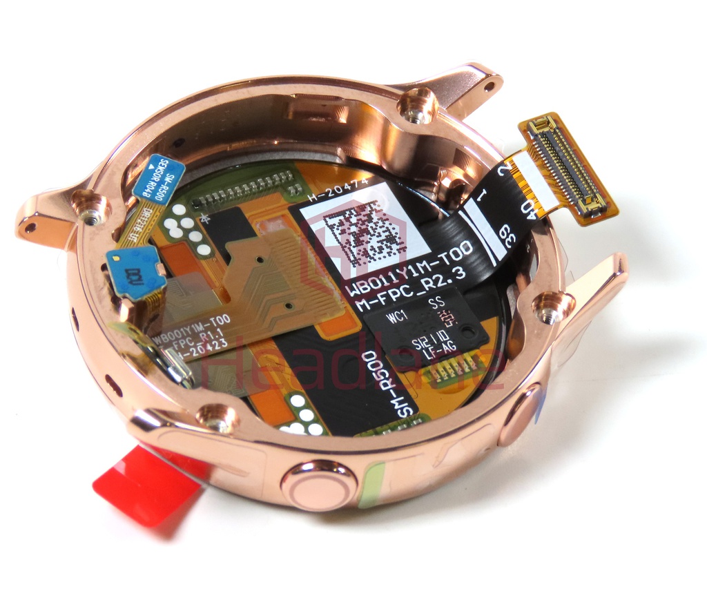 Samsung SM-R500 Galaxy Watch Active LCD Display / Screen + Touch - Gold