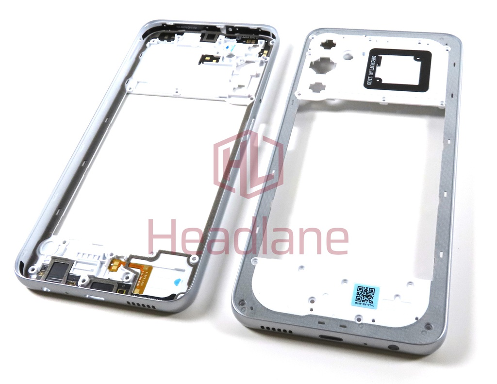 Samsung SM-A057 Galaxy A05s Middle Cover / Chassis - Silver