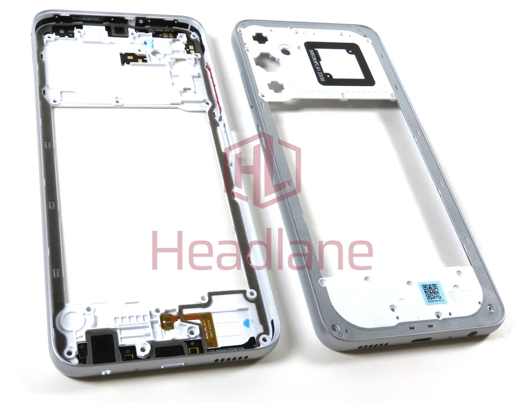 Samsung SM-A057 Galaxy A05s Middle Cover / Chassis - Silver