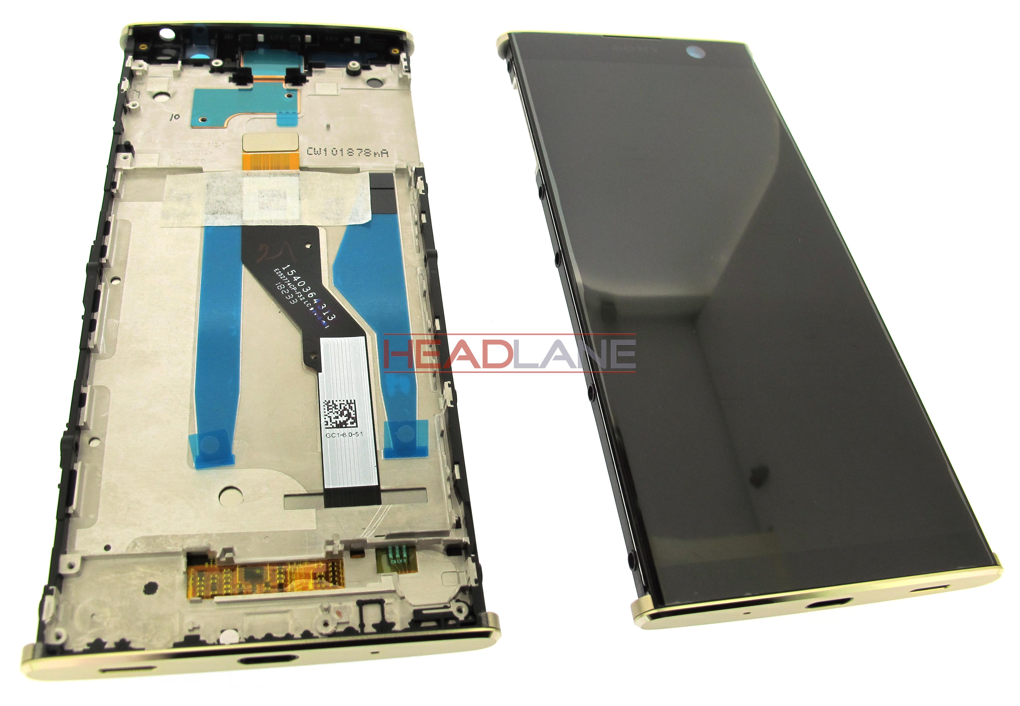 Sony H3413 H4493 Xperia XA2 Plus LCD Display / Screen + Touch / Digitizer - Gold