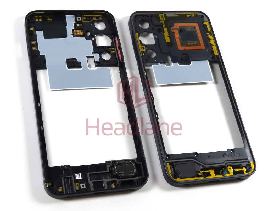 Samsung SM-A256 Galaxy A25 5G Middle Cover / Chassis - Black