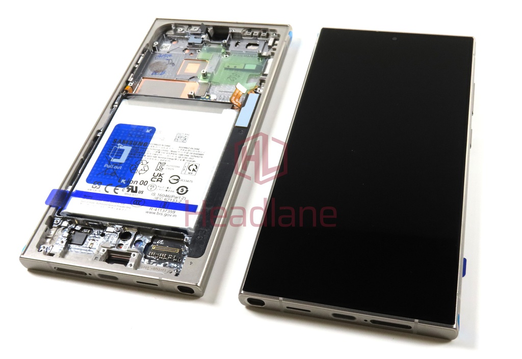 Samsung SM-S928 Galaxy S24 Ultra LCD Display / Screen + Touch + Battery - Titanium Grey / Titanium Orange / Titanium Violet