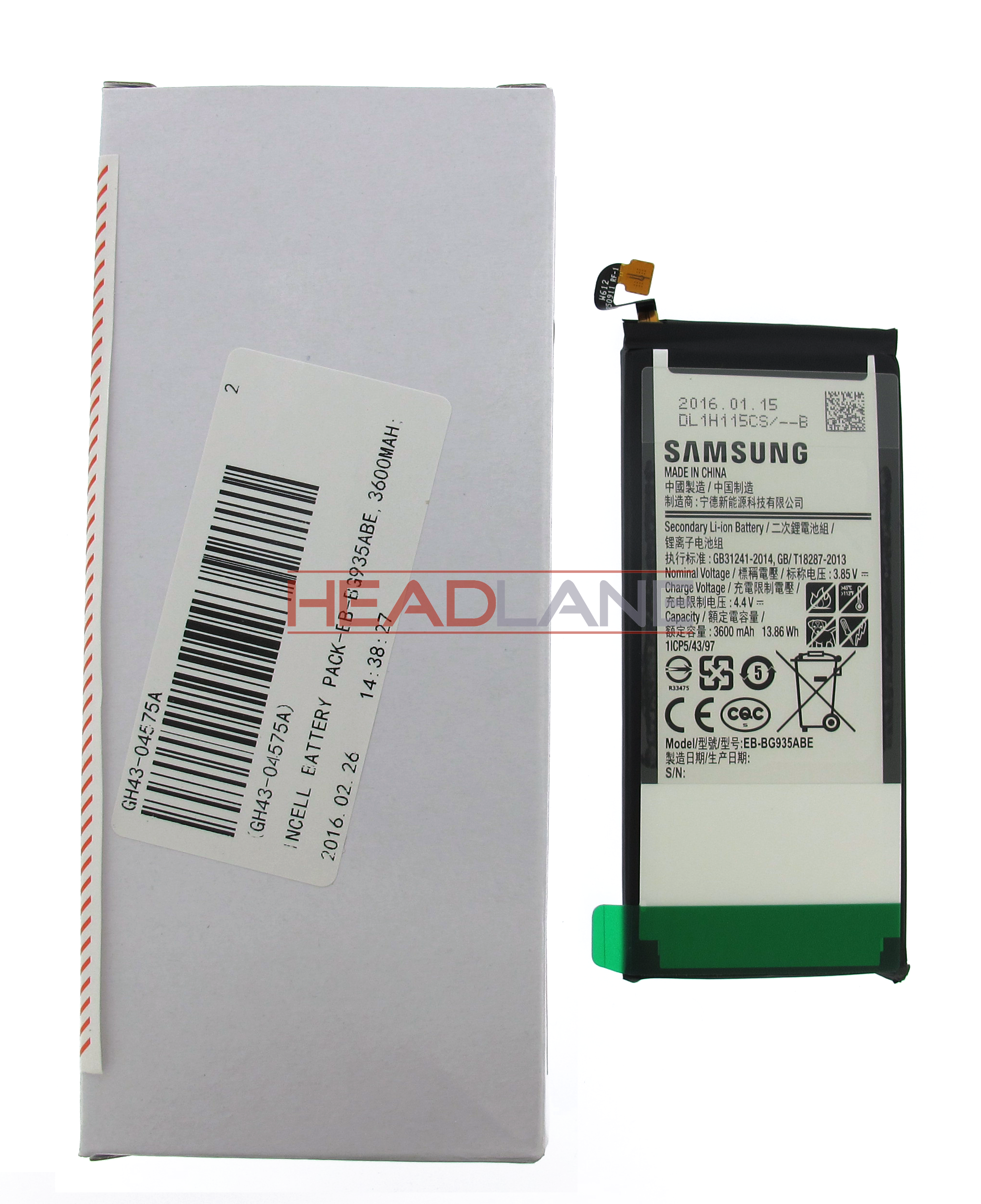 Samsung SM-G935F Galaxy S7 Edge 3600mAh Battery