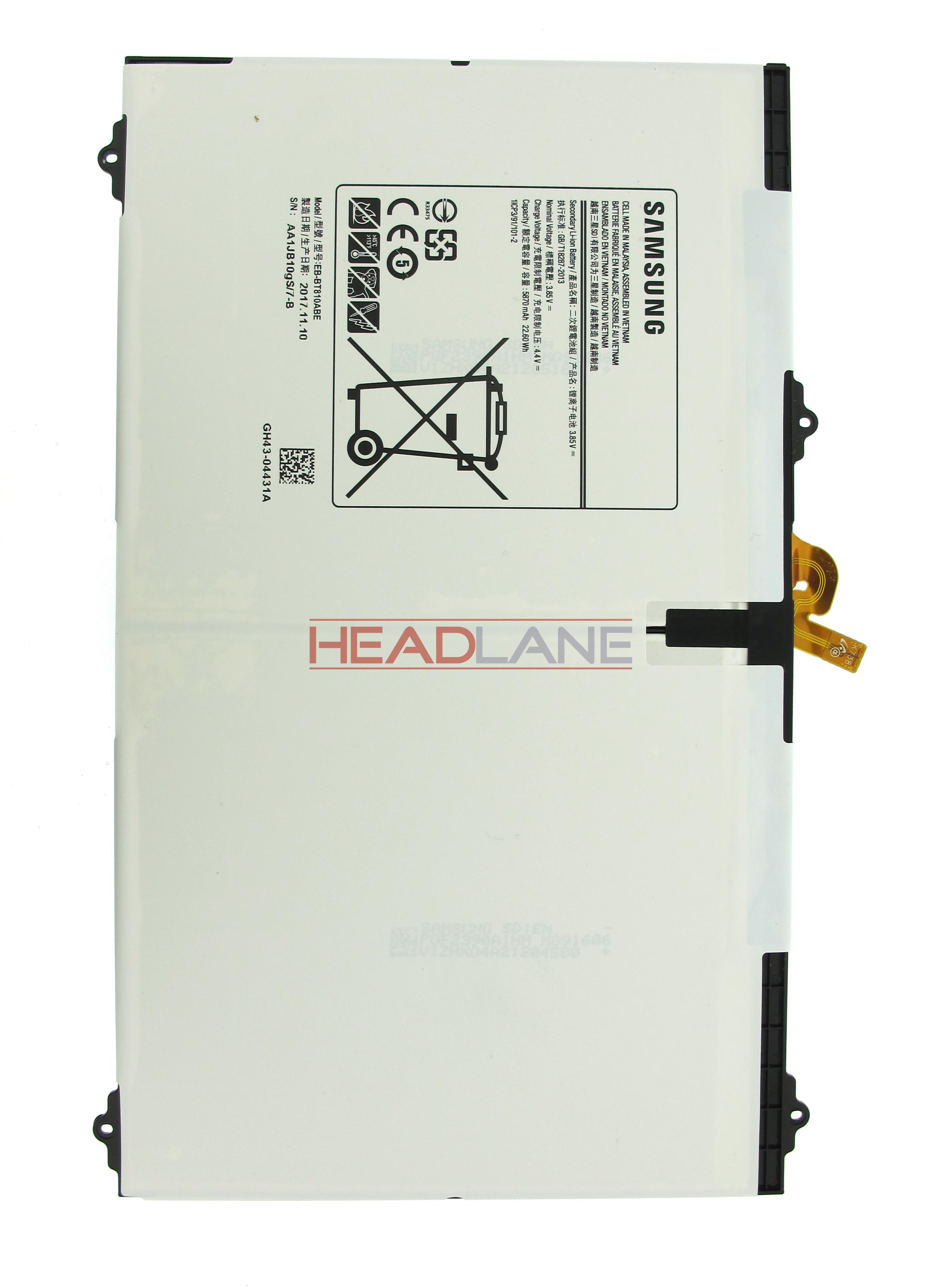 Samsung Galaxy Tab S2 9.7 SM-T810, SM-T815, SM-T819 5870mAH Battery