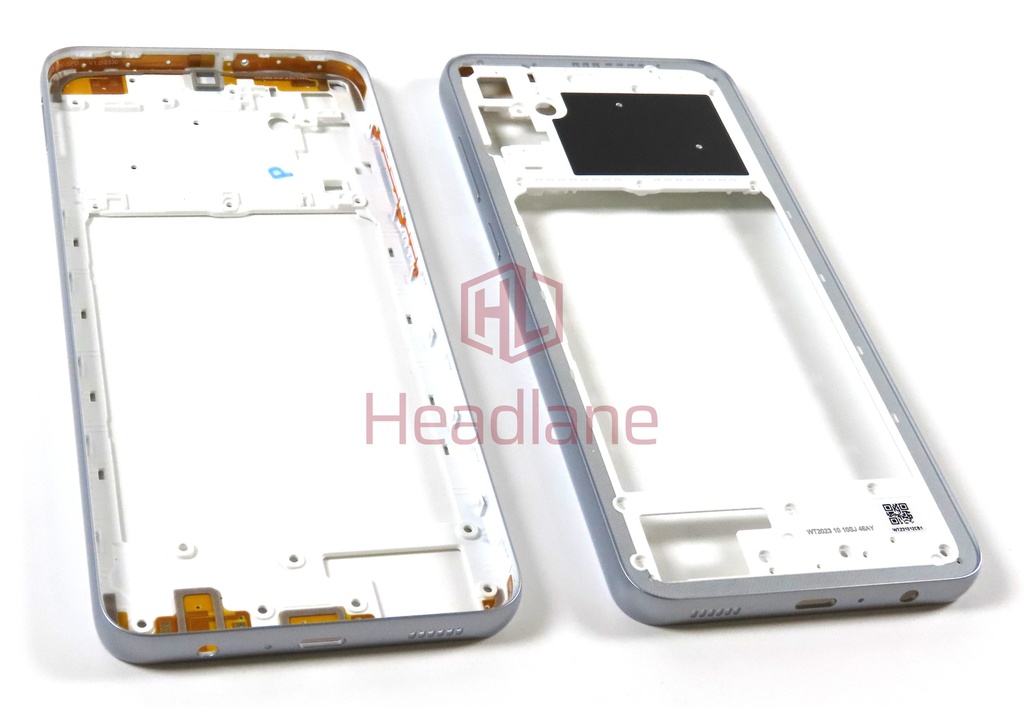 Samsung SM-A055 Galaxy A05 Middle Cover / Chassis - Silver