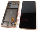 Samsung SM-G781 Galaxy S20 FE 5G LCD Display / Screen + Touch - Cloud Orange
