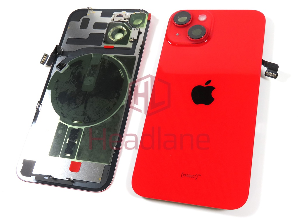 Apple iPhone 14 Back / Battery Cover - Red (Service Pack)
