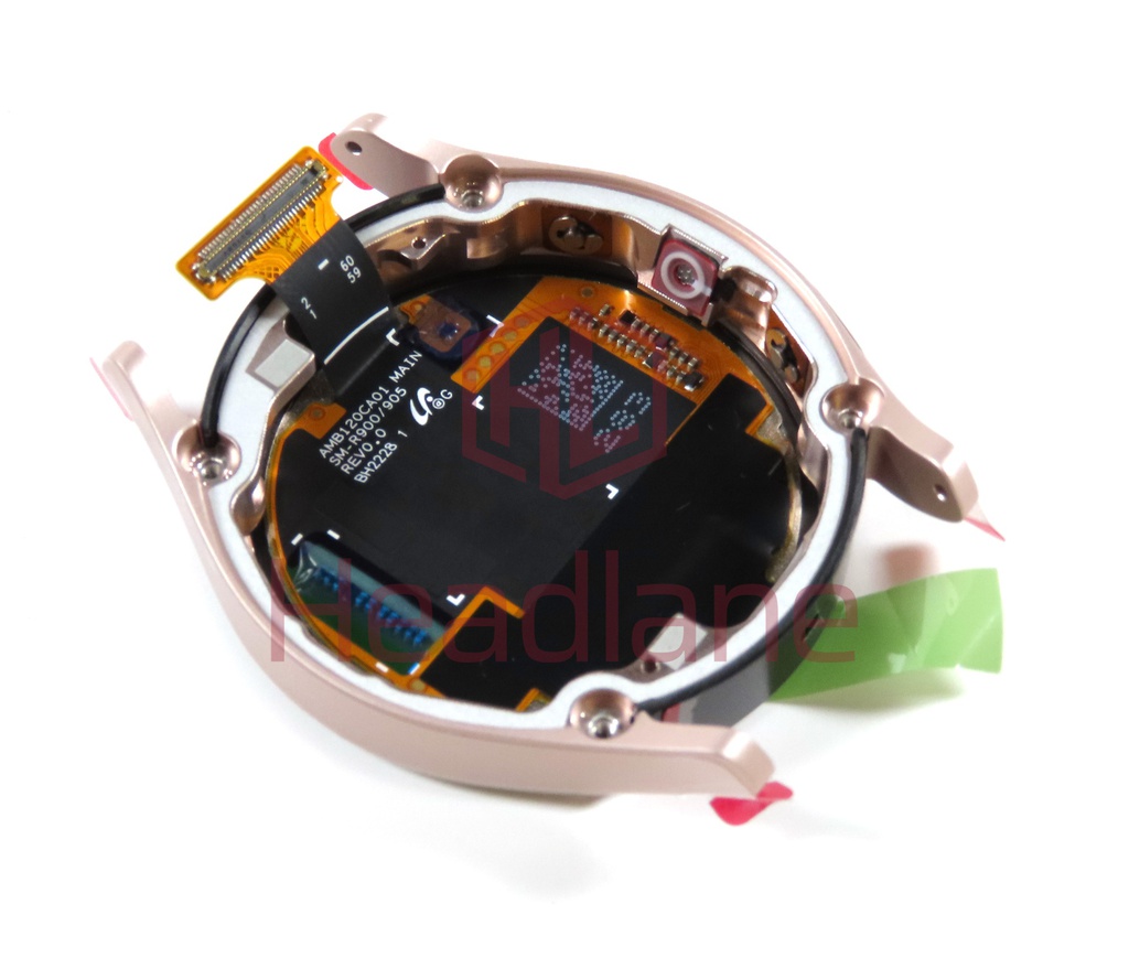 Samsung SM-R900 Galaxy Watch5 40mm (BT) LCD Display / Screen + Touch - Pink Gold