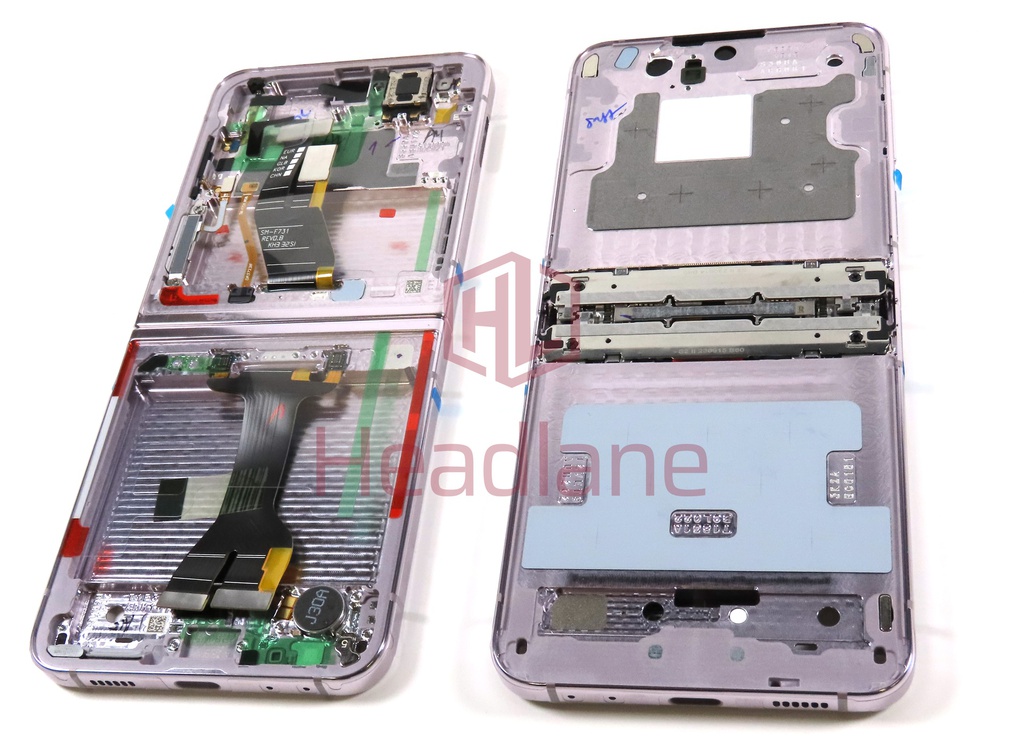 Samsung SM-F731 Galaxy Z Flip5 5G LCD Display Frame - Lavender