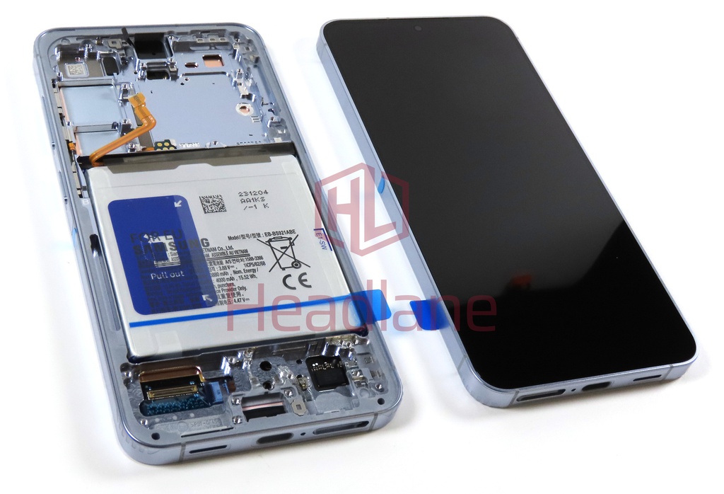 Samsung SM-S921 Galaxy S24 LCD Display / Screen + Touch + Battery - Sapphire Blue
