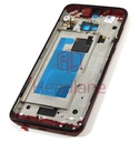 Motorola XT1965 Moto G7 Plus Middle Cover / Chassis / Back / Battery Cover - Red