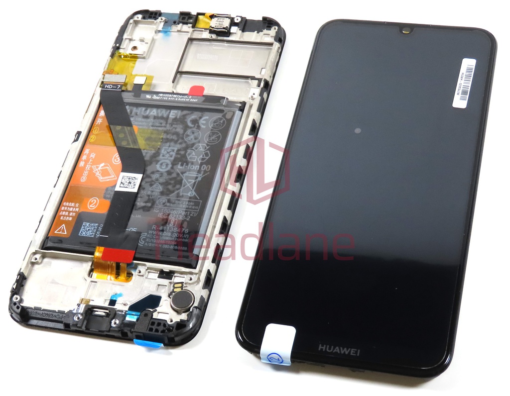 Huawei Y6s LCD Display / Screen + Touch + Battery Assembly - Black (No Box)