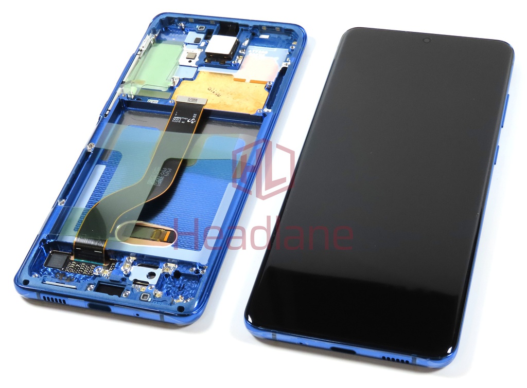 Samsung SM-G986 Galaxy S20+ / S20 Plus LCD Display / Screen + Touch - Aura Blue (No Camera) (No Box)