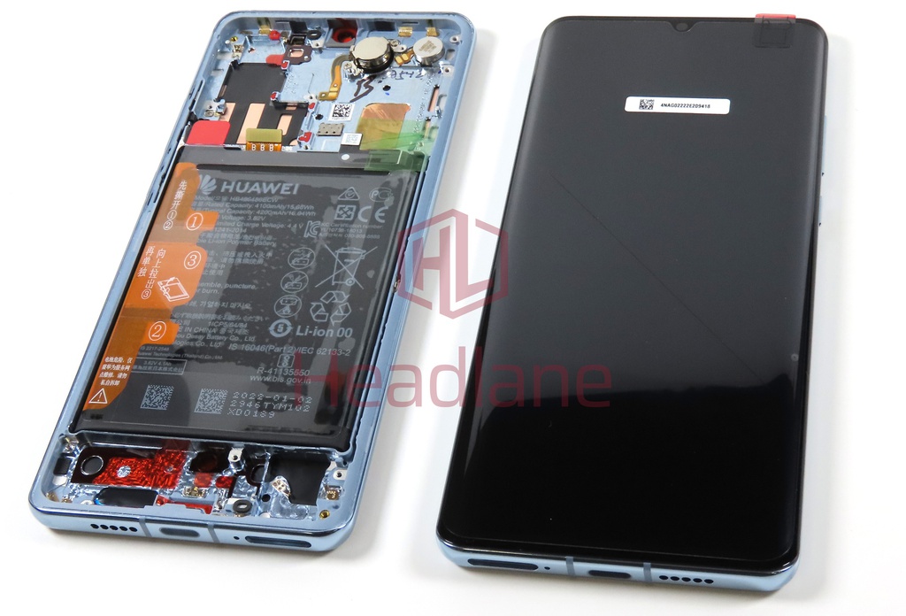 Huawei P30 Pro LCD Display / Screen + Touch + HB486486ECW Battery - Breathing Crystal (B Grade)