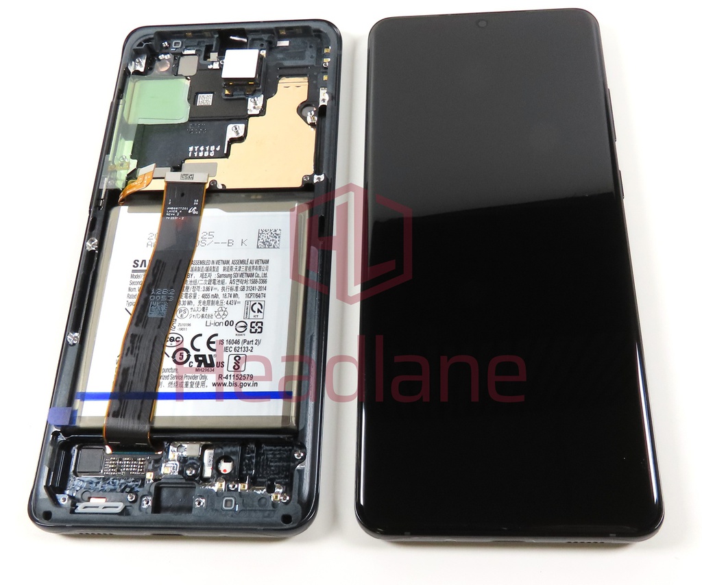 Samsung SM-G988 Galaxy S20 Ultra LCD Display / Screen + Touch + Battery - Black (No Camera)