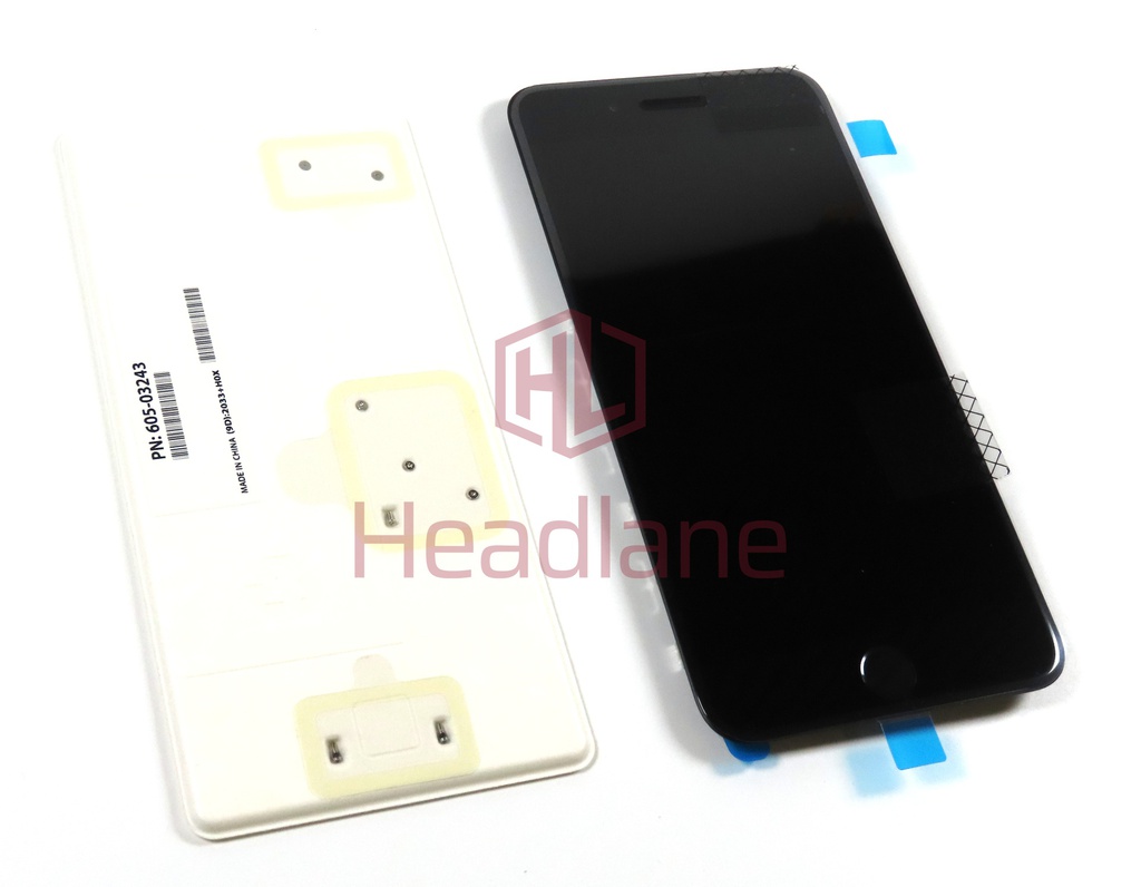 Apple iPhone 8 Plus LCD Display / Screen + Touch - Black (Original / Service Stock) *Home button not usable*
