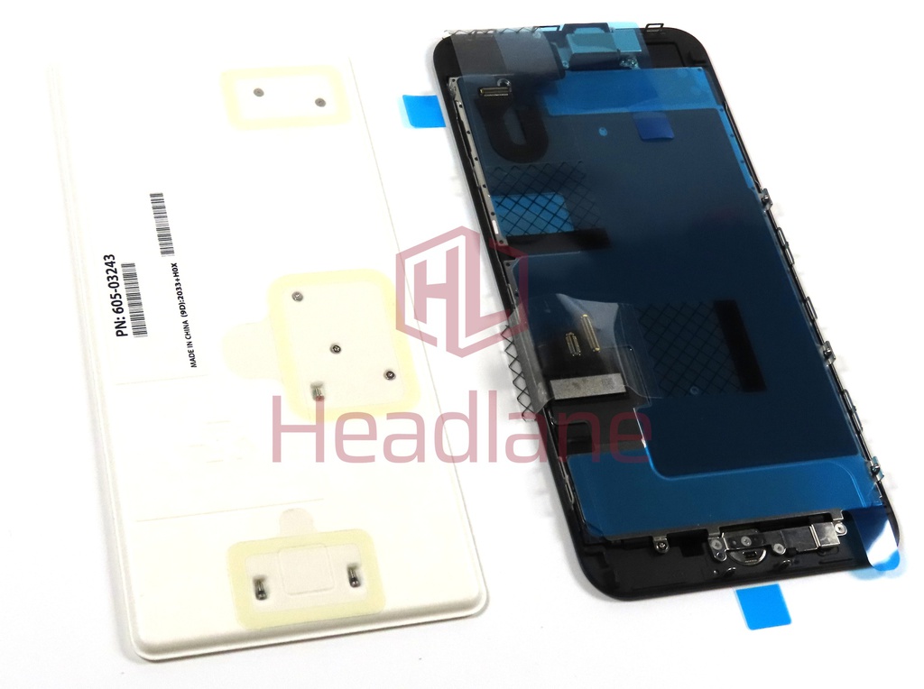 Apple iPhone 8 Plus LCD Display / Screen + Touch - Black (Original / Service Stock) *Home button not usable*