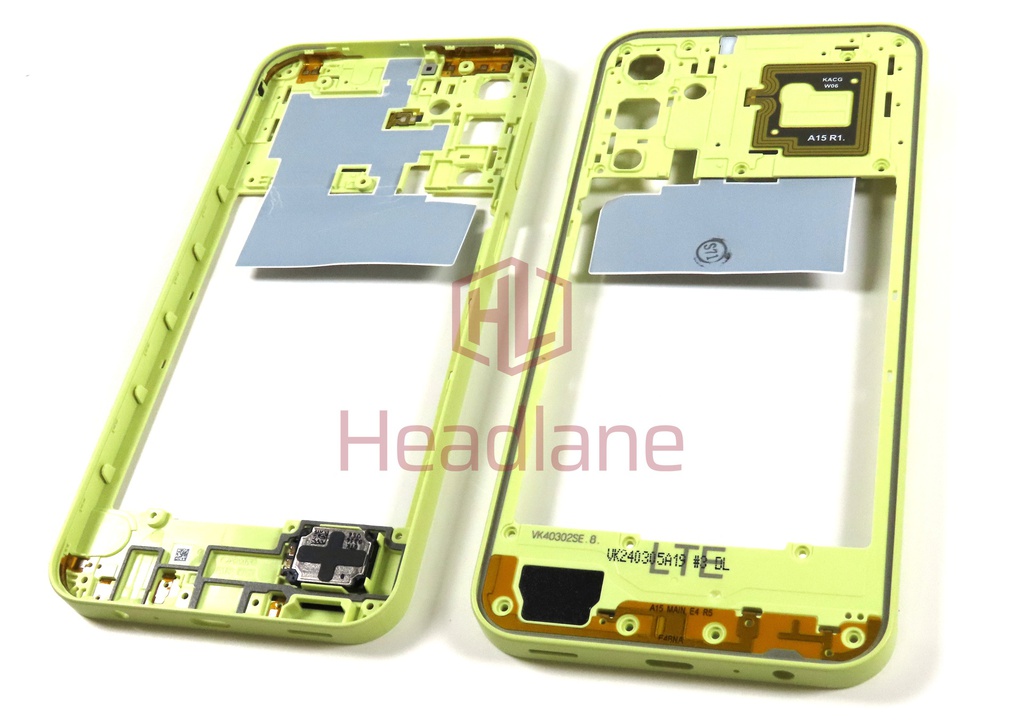 Samsung SM-A155 Galaxy A15 4G Middle Cover / Chassis - Yellow