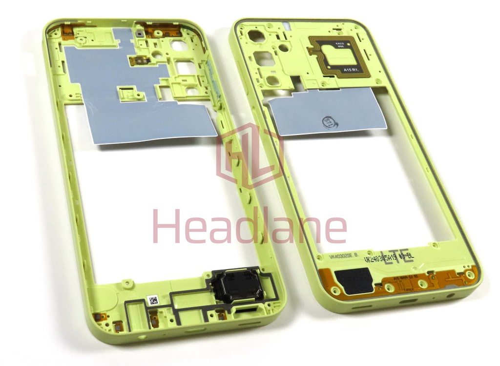 Samsung SM-A155 Galaxy A15 4G Middle Cover / Chassis - Yellow