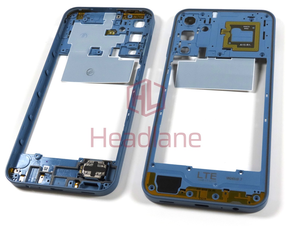Samsung SM-A155 Galaxy A15 4G Middle Cover / Chassis - Blue