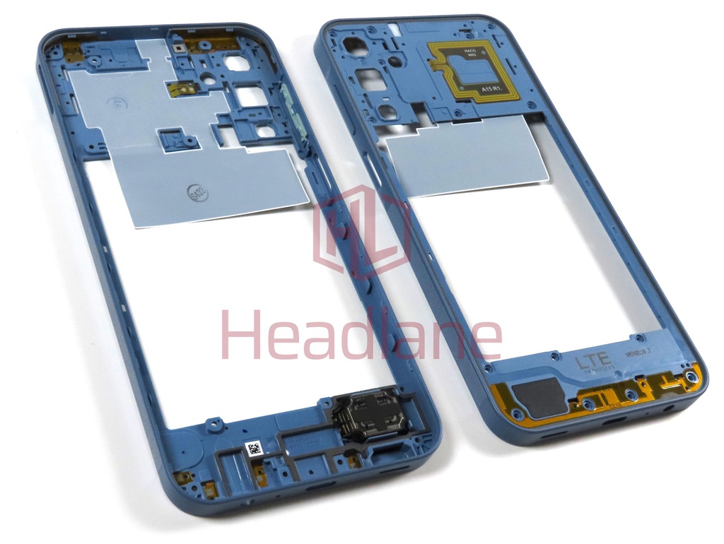 Samsung SM-A155 Galaxy A15 4G Middle Cover / Chassis - Blue