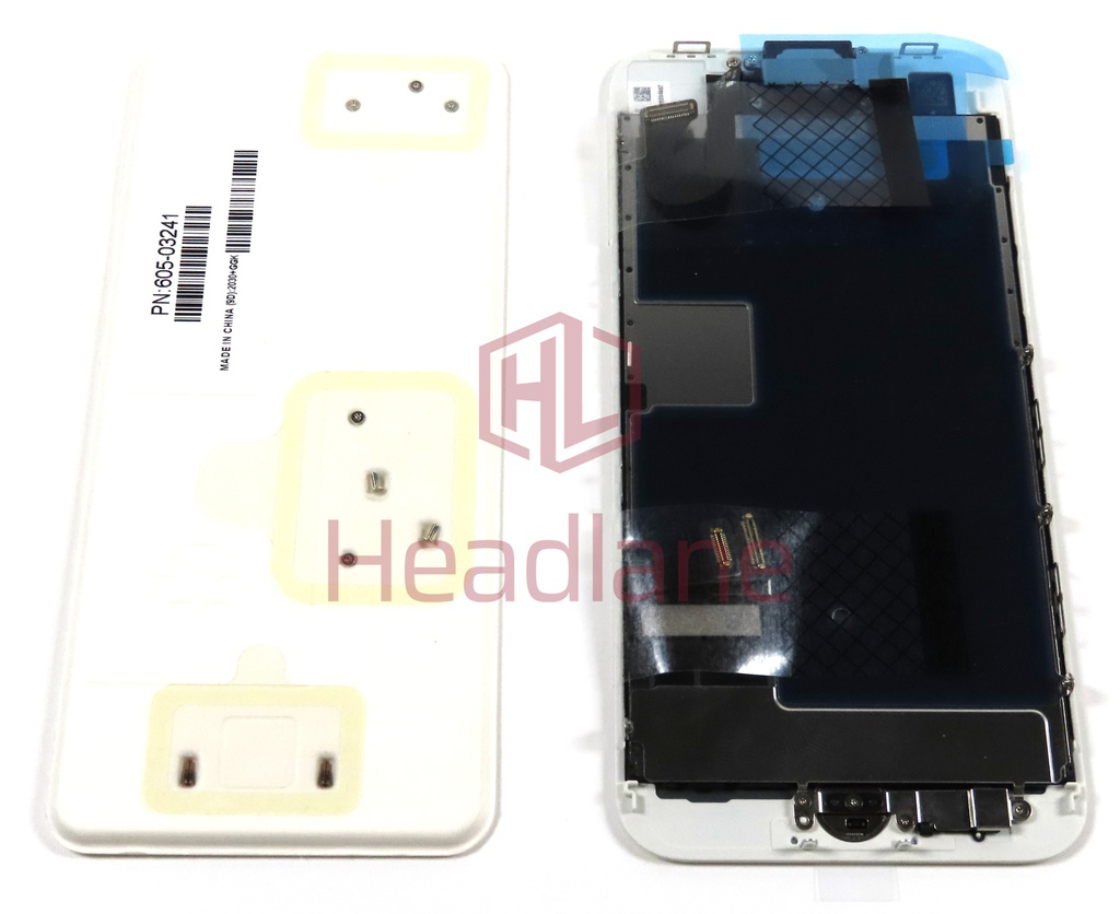 Apple iPhone 8 LCD Display / Screen + Touch - White (Original / Service Stock) *Home button not usable*