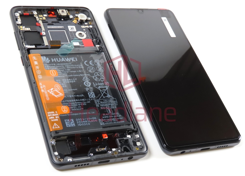 Huawei P30 LCD Display / Screen + Touch + Battery Assembly - Black (New Version)