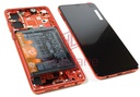 Huawei P30 LCD Display / Screen + Touch + Battery Assembly - Amber Sunrise (New Version)