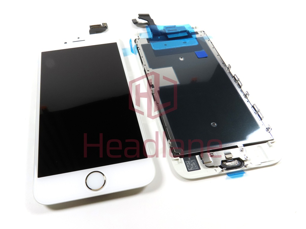 Apple iPhone 6S LCD Display / Screen + Touch - White (Original / Service Stock) *Home button not usable*