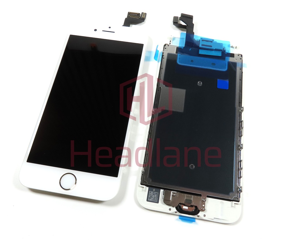 Apple iPhone 6S LCD Display / Screen + Touch - White (Original / Service Stock) *Home button not usable*