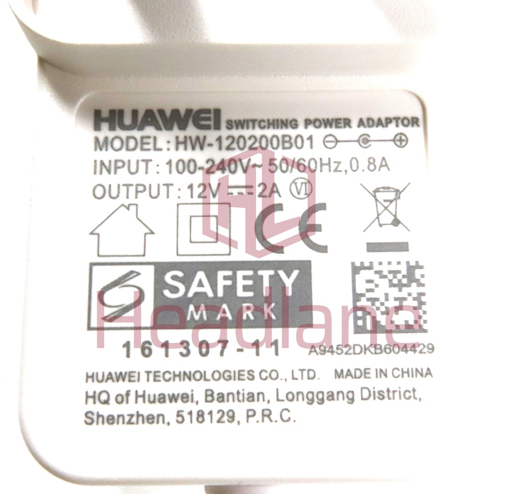 Huawei HW-120200B01 Barrel 5.5/2.1mm 12V 2A UK 3 PIN Switching Power Adaptor / Supply